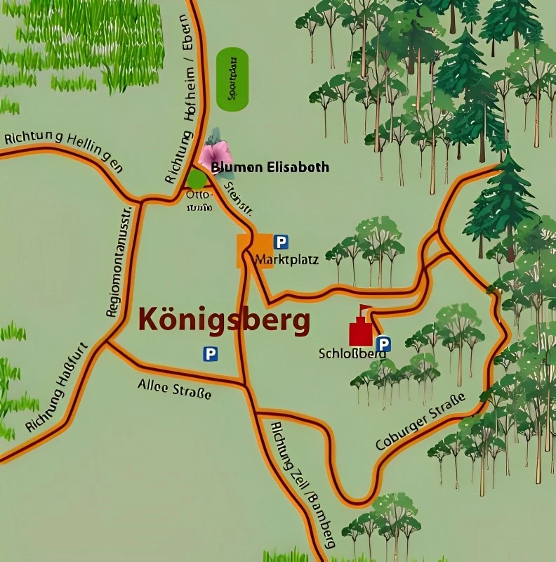 Plan, Anfahrt, Anfahrtsplan